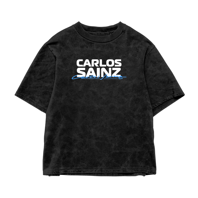 Carlos Sainz Oversized Tee – Acid Wash