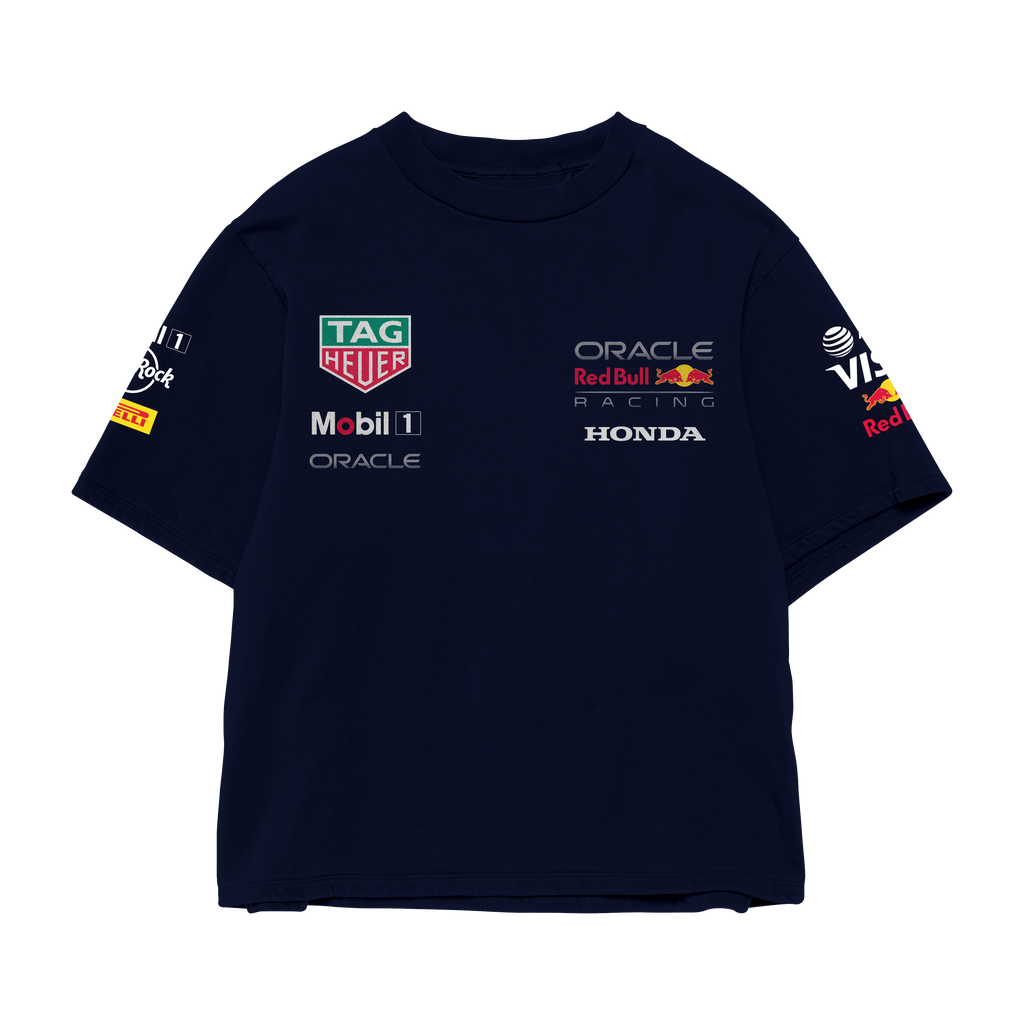 Red Bull Racing Oversized Tee – Navy Blue