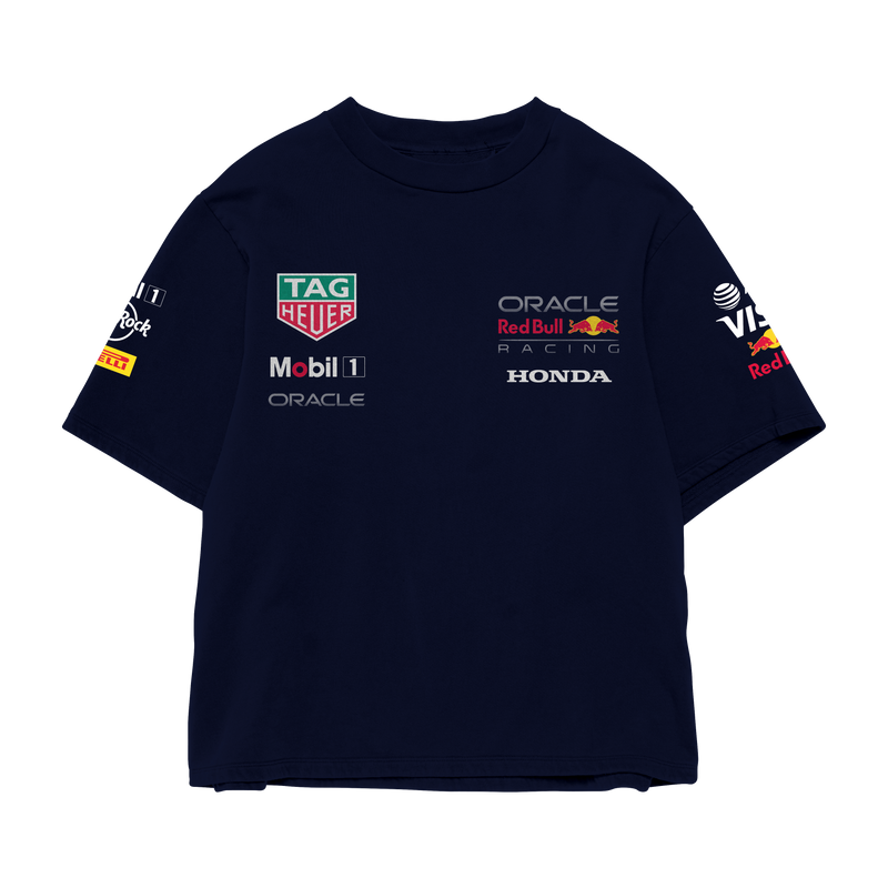 Red Bull Racing Oversized Tee – Navy Blue