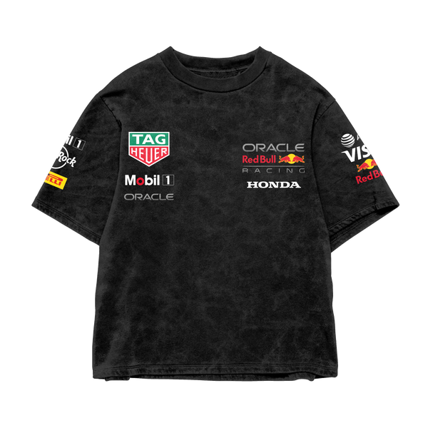 Red Bull Racing Oversized Tee – Acid Wash