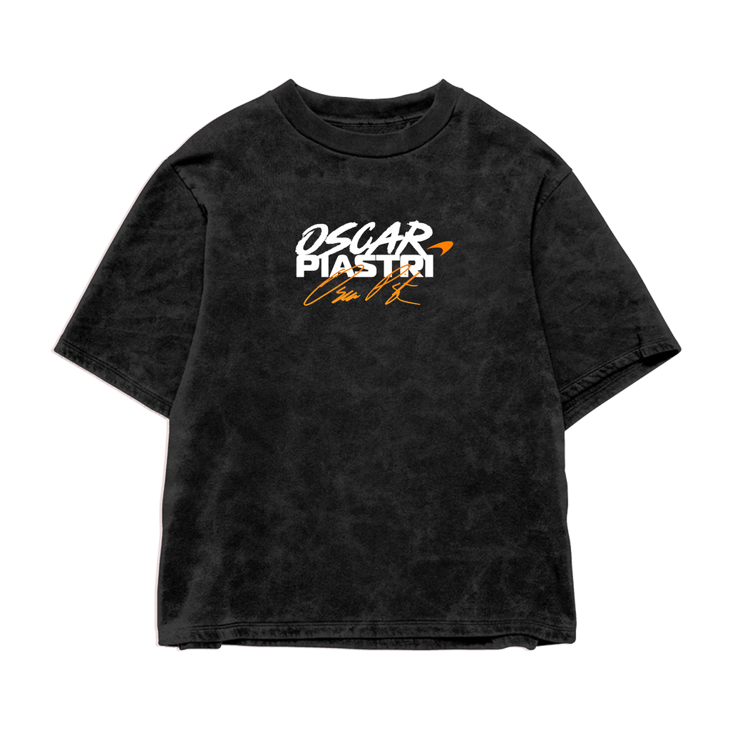 Oscar Piastri Oversized Tee – Acid Wash