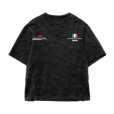 Monza Italy Oversized Tee – Acid Wash