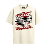 GANGSTER OFF WHITE OVERSIZED T-SHIRT