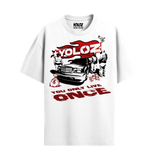 GANGSTER WHITE OVERSIZED T-SHIRT