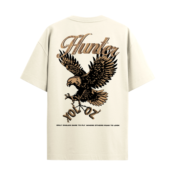 HUNTER OFF WHITE OVERSIZED T-SHIRT