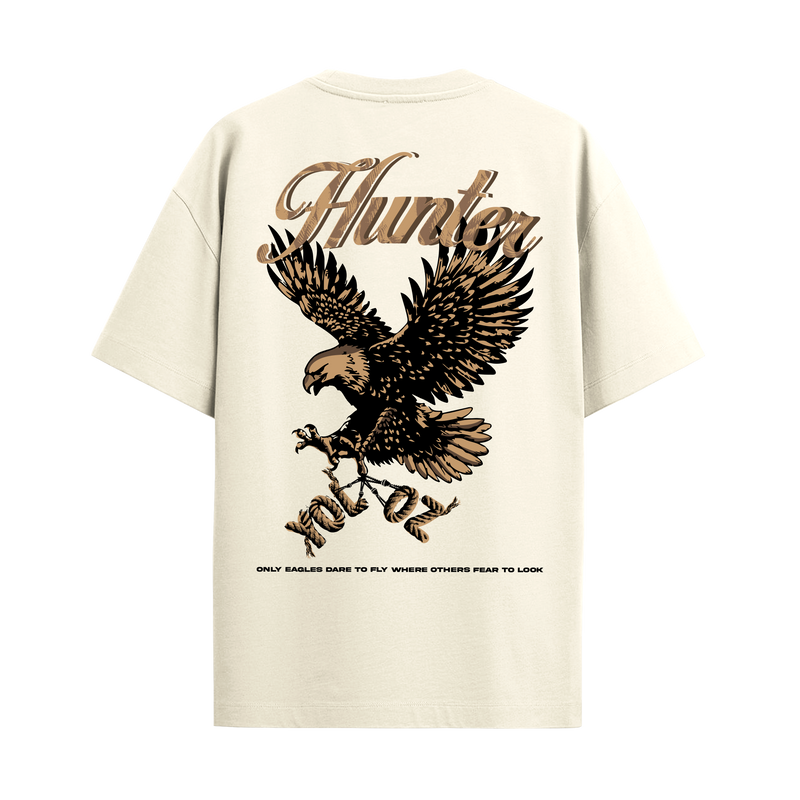 HUNTER OFF WHITE OVERSIZED T-SHIRT
