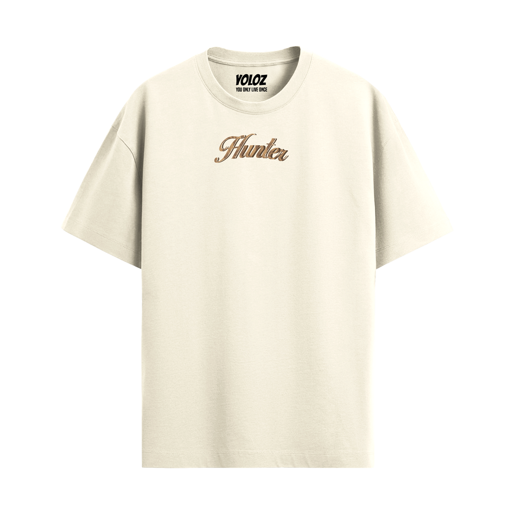 HUNTER OFF WHITE OVERSIZED T-SHIRT