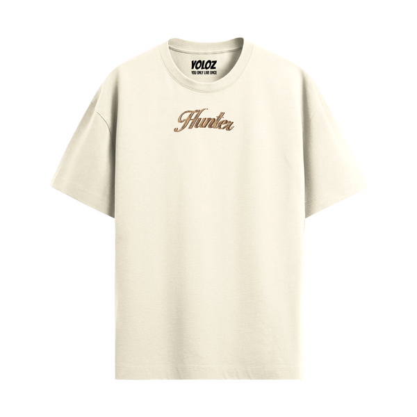 HUNTER OFF WHITE OVERSIZED T-SHIRT