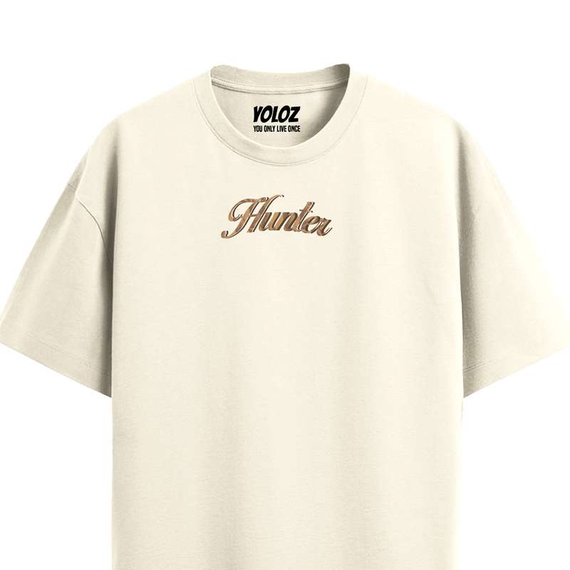HUNTER OFF WHITE OVERSIZED T-SHIRT