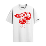 HOT MESS WHITE OVERSIZED T-SHIRT