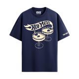 HOT MESS NAVY BLUE OVERSIZED T-SHIRT