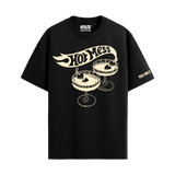 HOT MESS BLACK OVERSIZED T-SHIRT