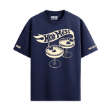 HOT MESS NAVY BLUE OVERSIZED T-SHIRT