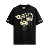 HOT MESS BLACK OVERSIZED T-SHIRT