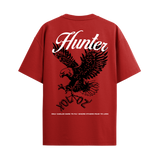 HUNTER RED OVERSIZED T-SHIRT