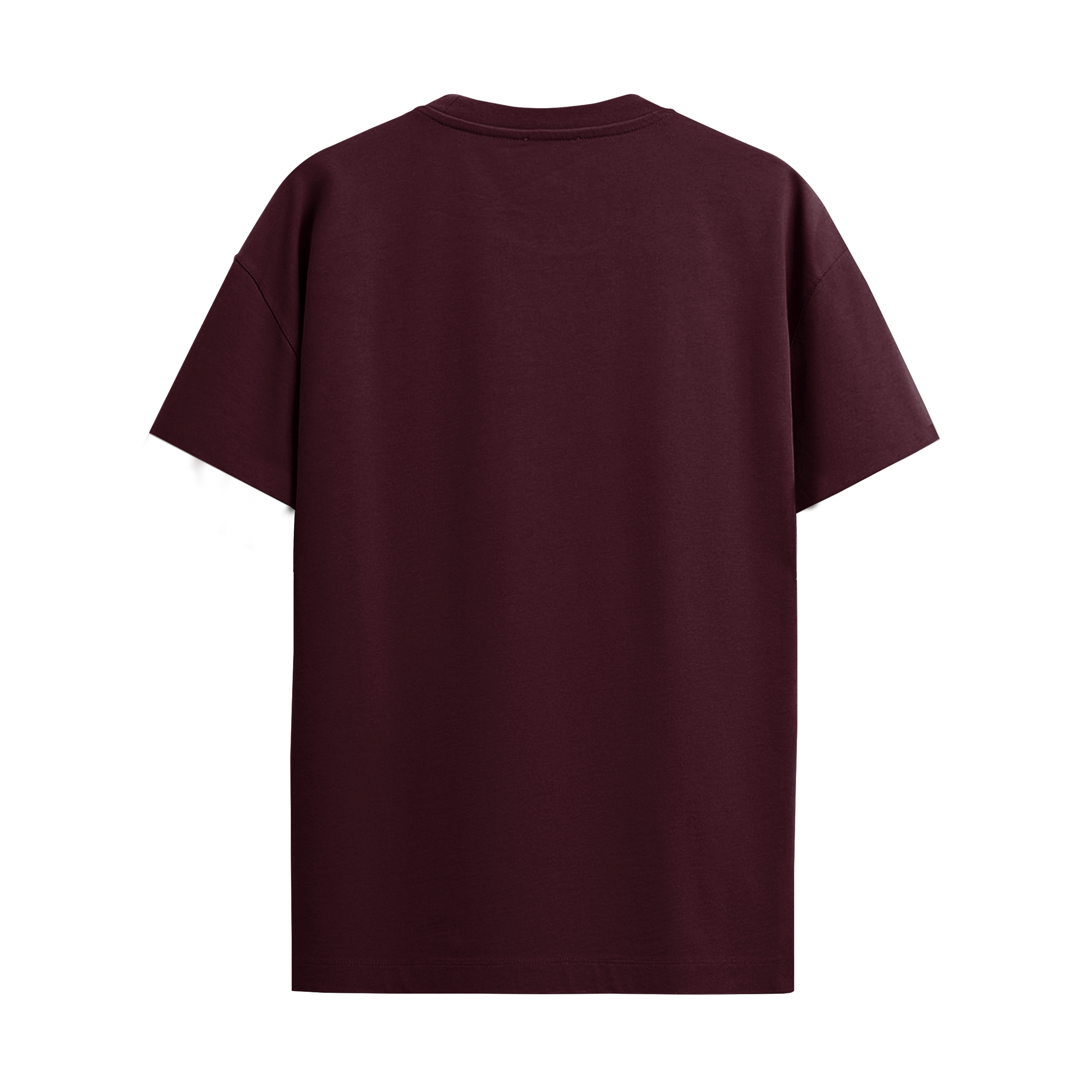 BASIC MAROON REGULAR FIT T-SHIRT
