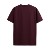 BASIC MAROON REGULAR FIT T-SHIRT