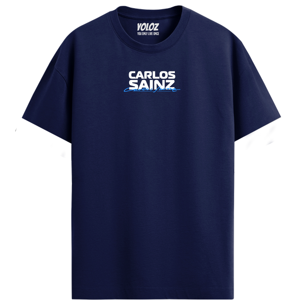 Carlos Sainz Regular Fit Tee – Navy Blue