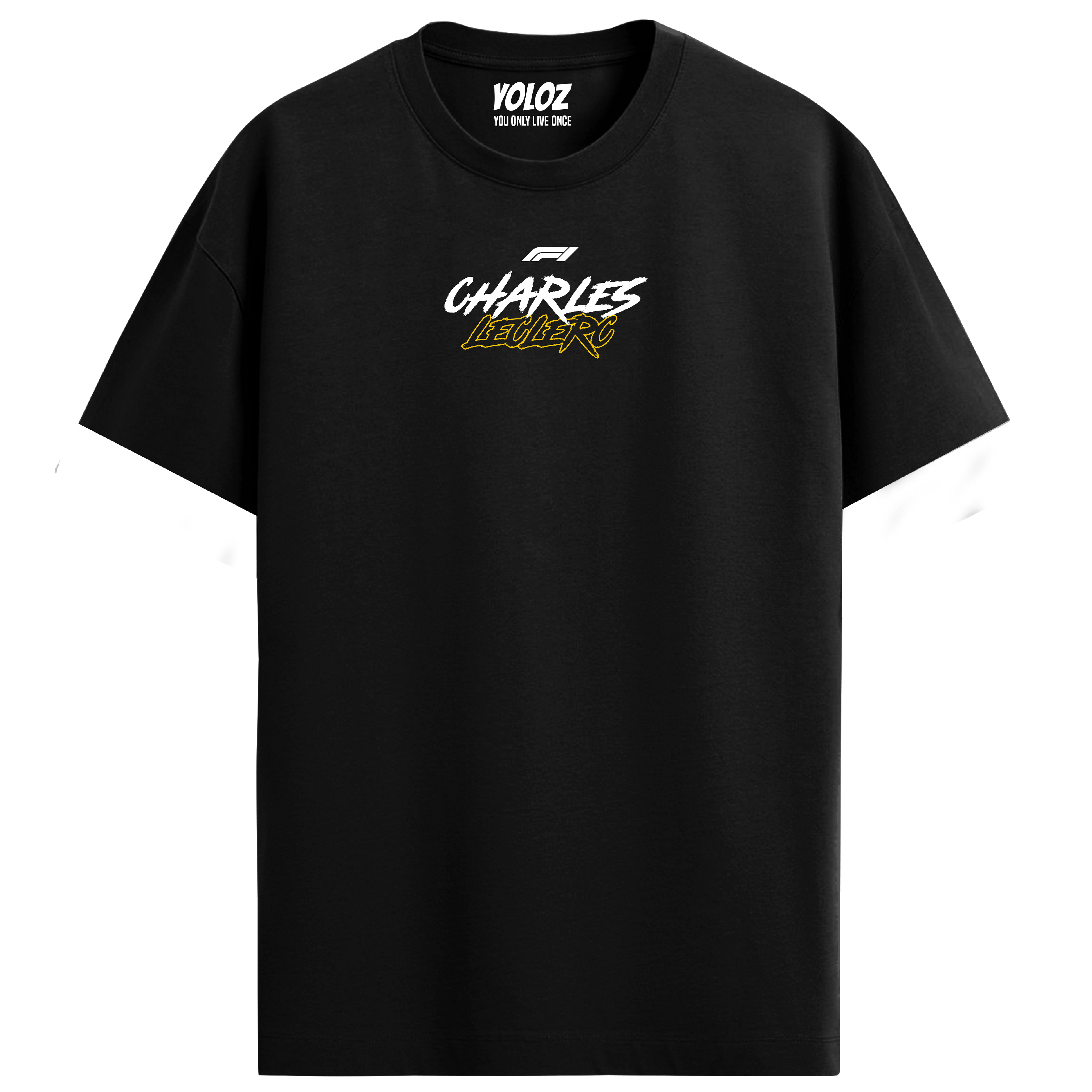 Charles Leclerc Regular Fit Tee – Black