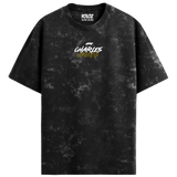 Charles Leclerc Oversized Tee – Acid Wash