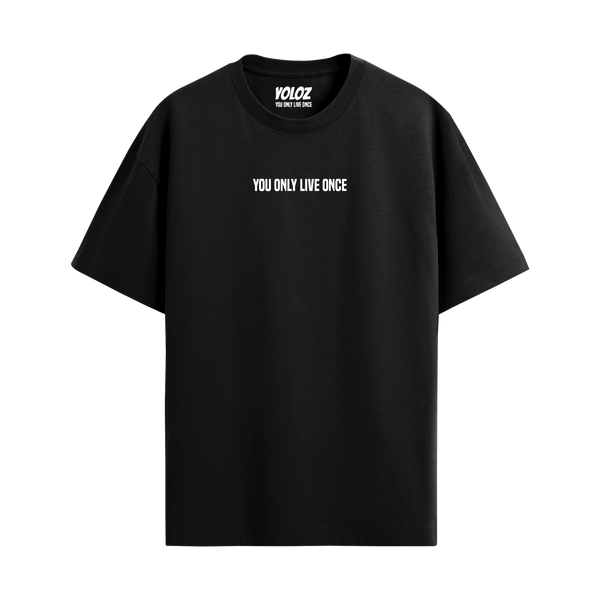 BASIC BLACK OVERSIZED T-SHIRT