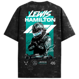 Lewis Hamilton Oversized Tee – Acid Wash
