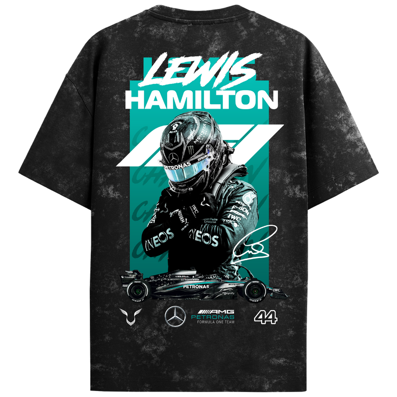 Lewis Hamilton Oversized Tee – Acid Wash