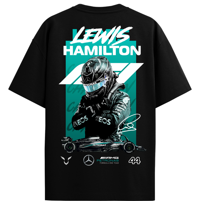 Lewis Hamilton Oversized Tee – Black