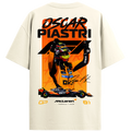 Oscar Piastri Oversized Tee – Off White