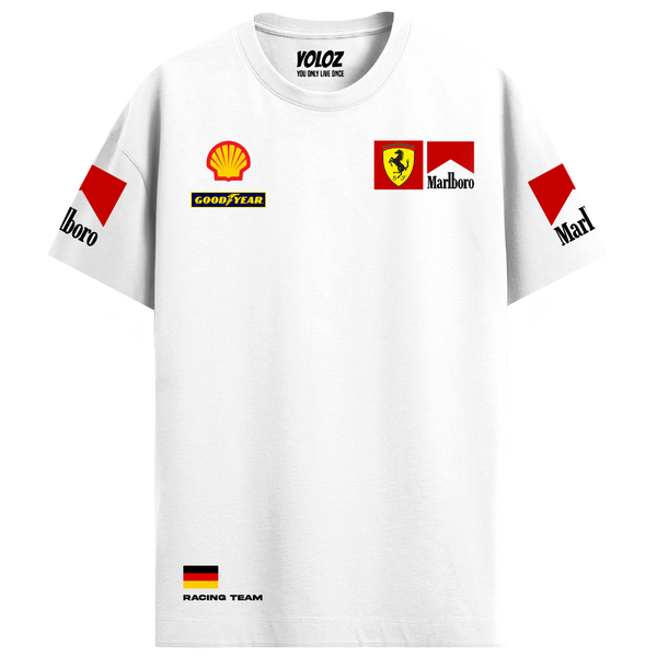 Michael Schumacher Marlboro Regular Tee – White
