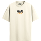 Oscar Piastri Oversized Tee – Cream White