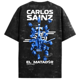 Carlos Sainz Oversized Tee – Acid Wash