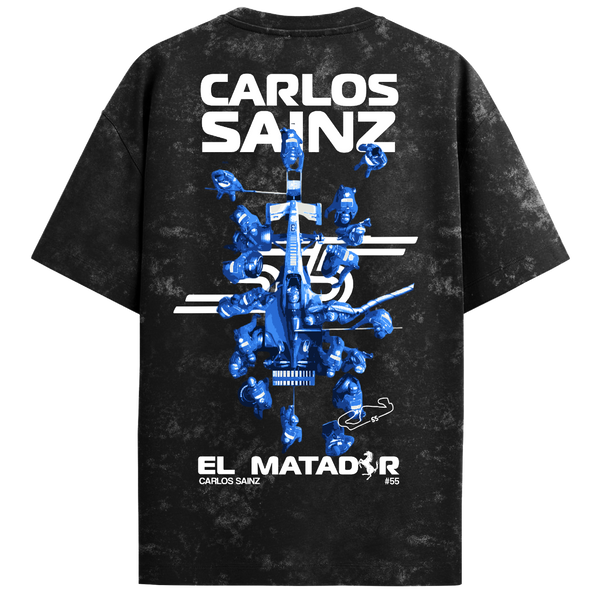 Carlos Sainz Oversized Tee – Acid Wash