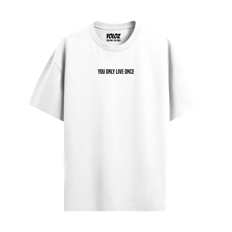 BASIC WHITE OVERSIZED T-SHIRT