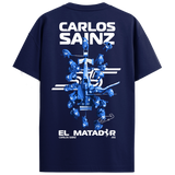 Carlos Sainz Regular Fit Tee – Navy Blue