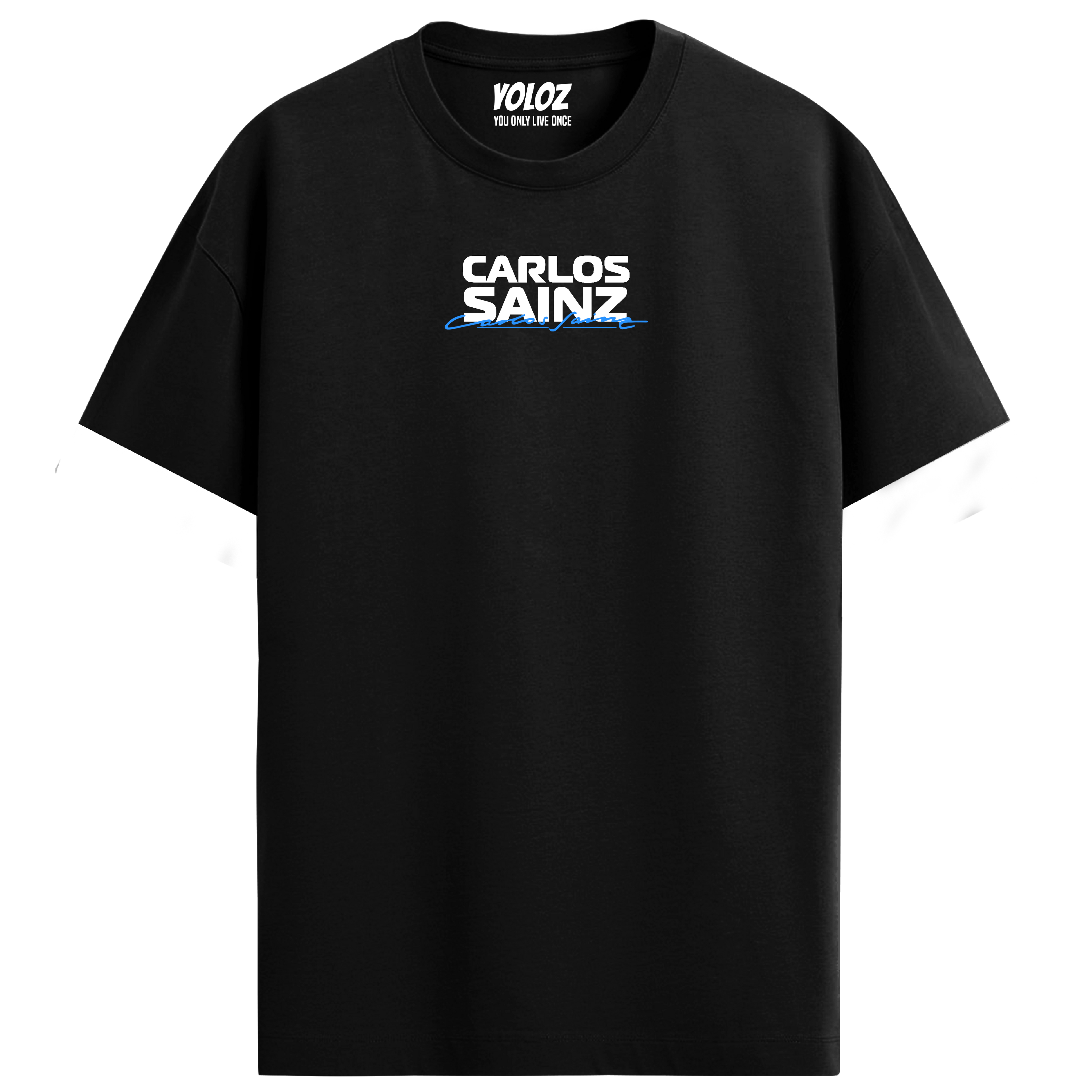 Carlos Sainz Regular Fit Tee – Black