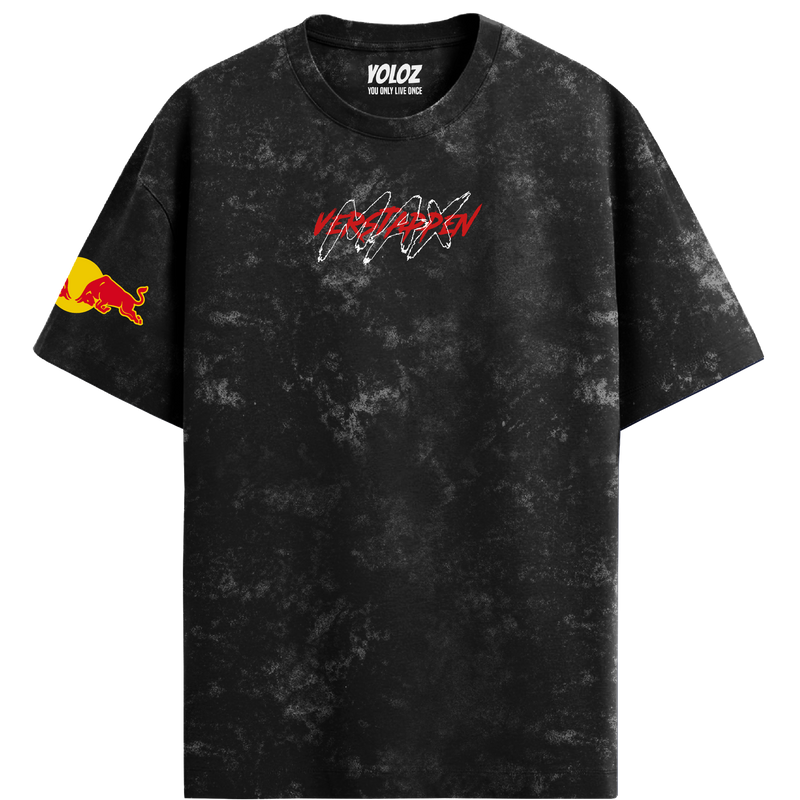 Max Verstappen Oversized Tee – Acid Wash