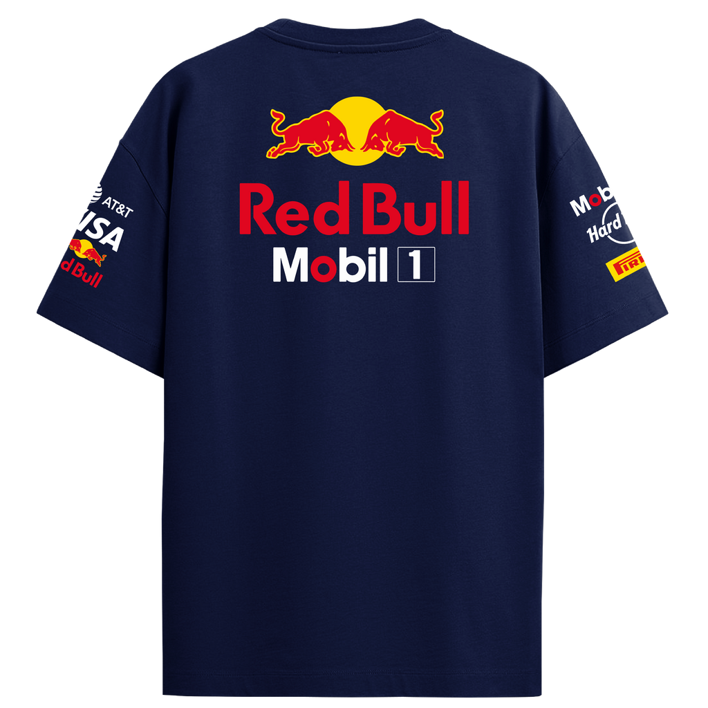 Red Bull Racing Oversized Tee – Navy Blue