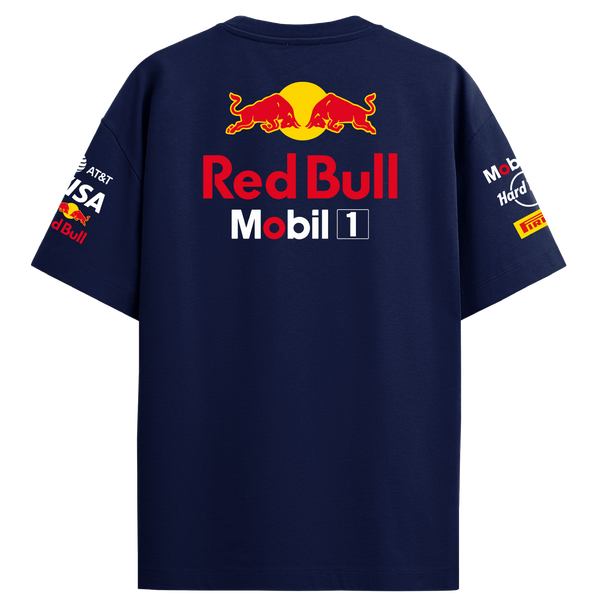 Red Bull Racing Oversized Tee – Navy Blue