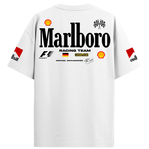 Michael Schumacher Marlboro Oversized Tee – White