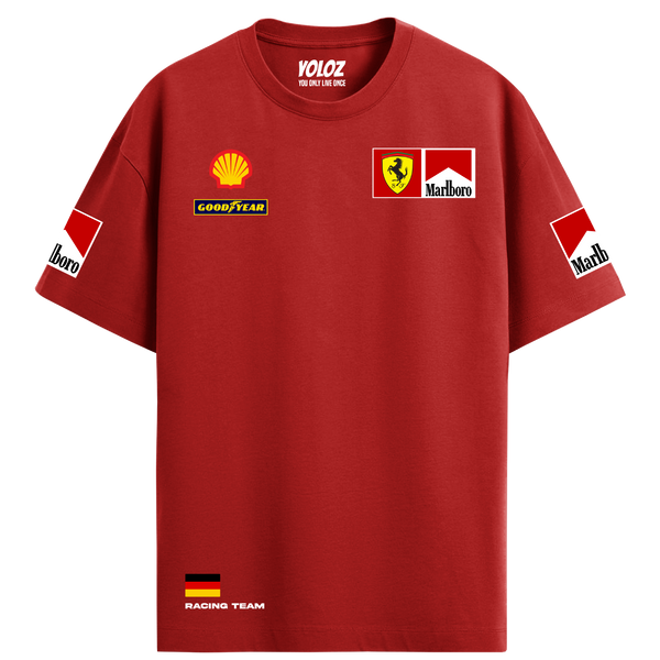 Michael Schumacher Marlboro Oversized Tee – Red