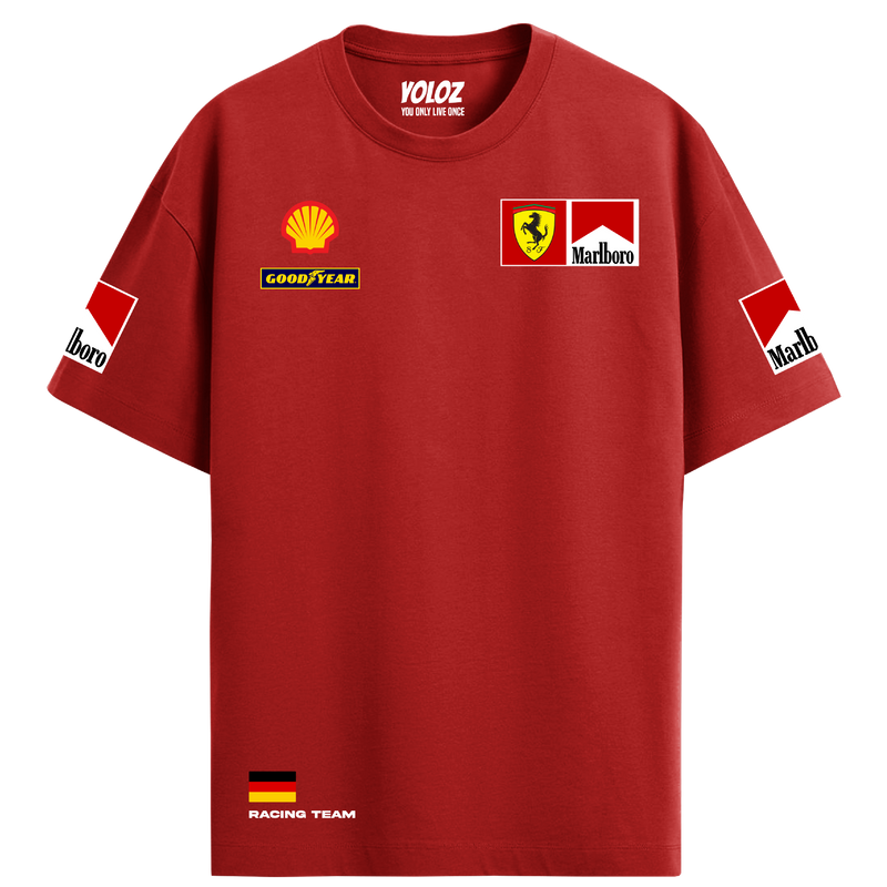 Michael Schumacher Marlboro Oversized Tee – Red