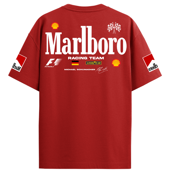 Michael Schumacher Marlboro Oversized Tee – Red