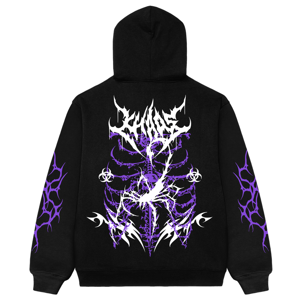 Rib Chaos Oversized Hoodie