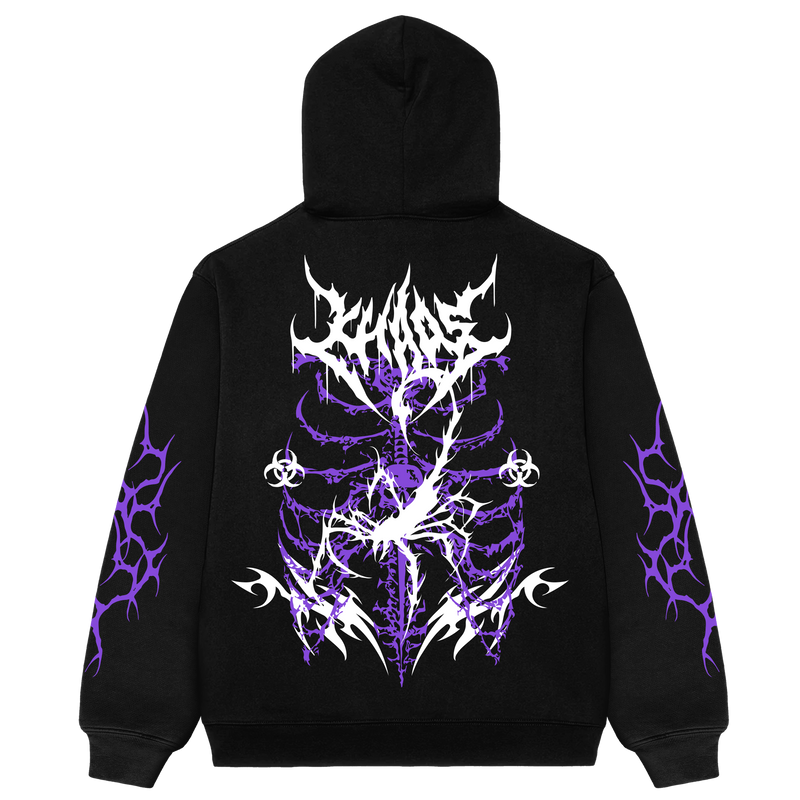 Rib Chaos Oversized Hoodie