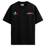 Monza Italy Oversized Tee – Black