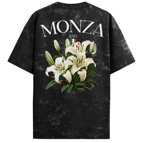 Monza Italy Oversized Tee – Acid Wash