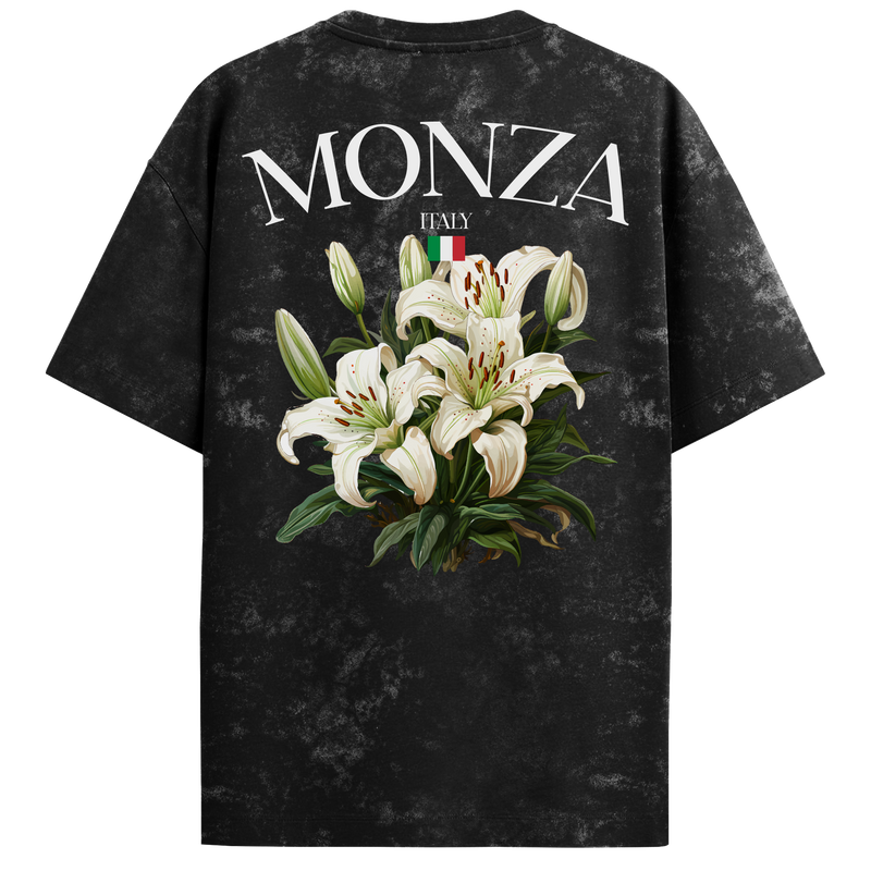 Monza Italy Oversized Tee – Acid Wash