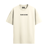 BASIC OFF WHITE OVERSIZED T-SHIRT