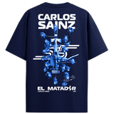 Carlos Sainz Oversized Tee – Navy Blue